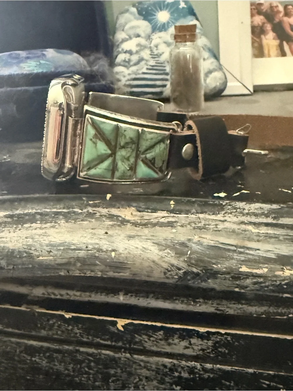 APPLE WATCHBAND/Vintage/Native American/SS/turquoise